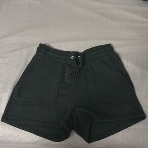 Black sweat shorts, size m